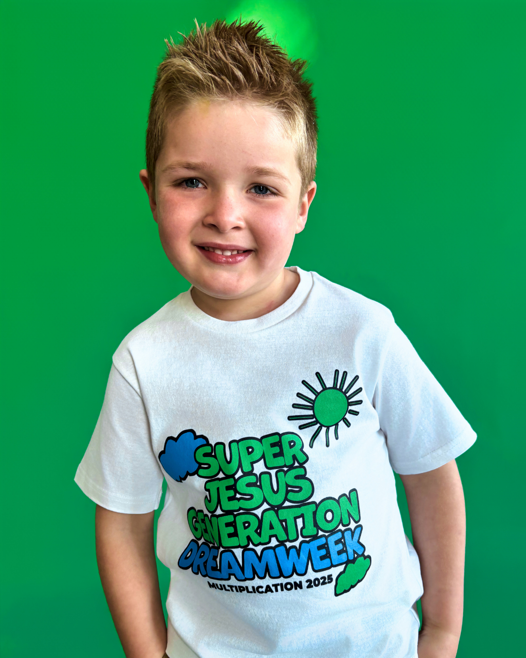 DW25_Super Jesus Gen Kids Shirt