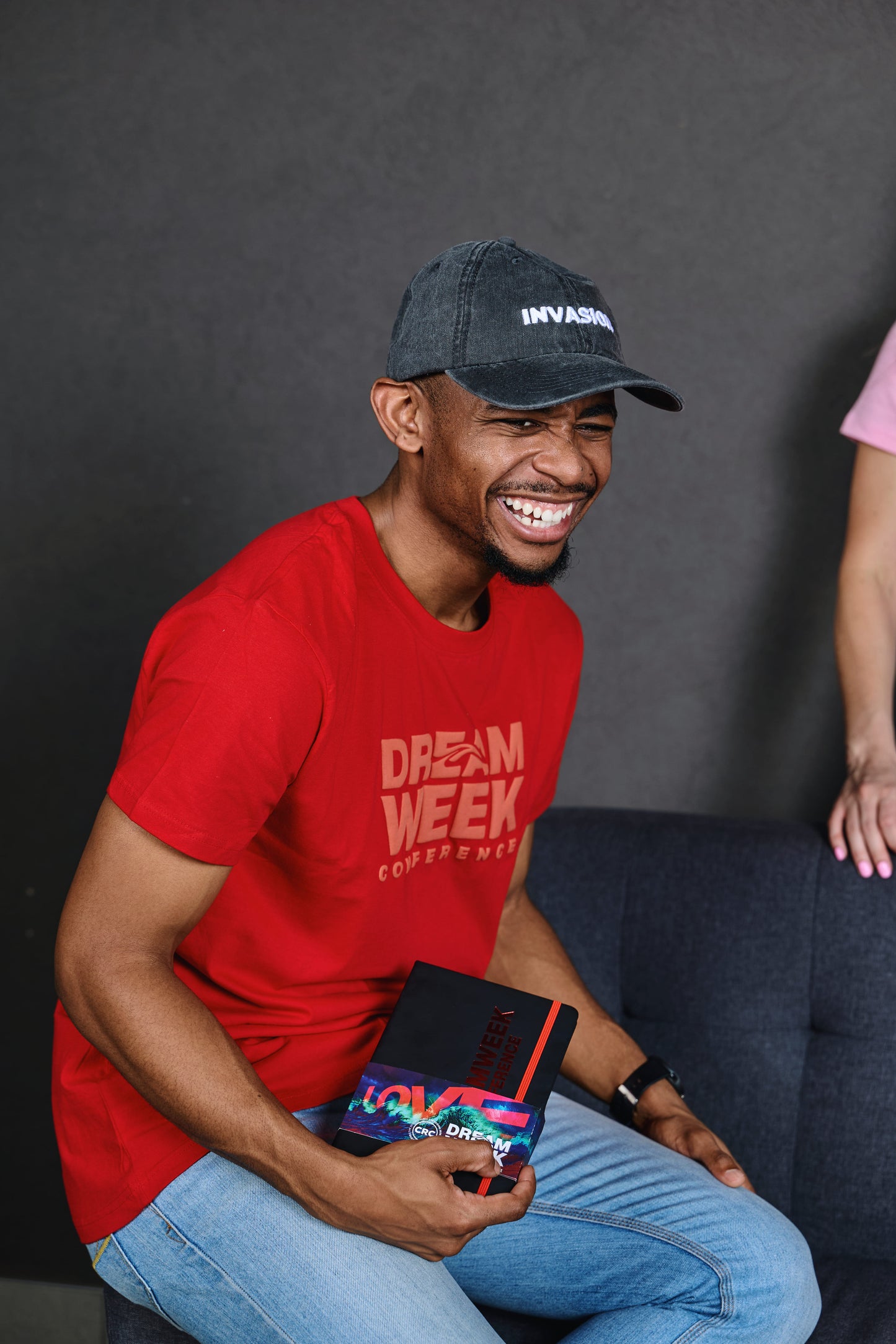 Red Dreamweek Puff Print Tee