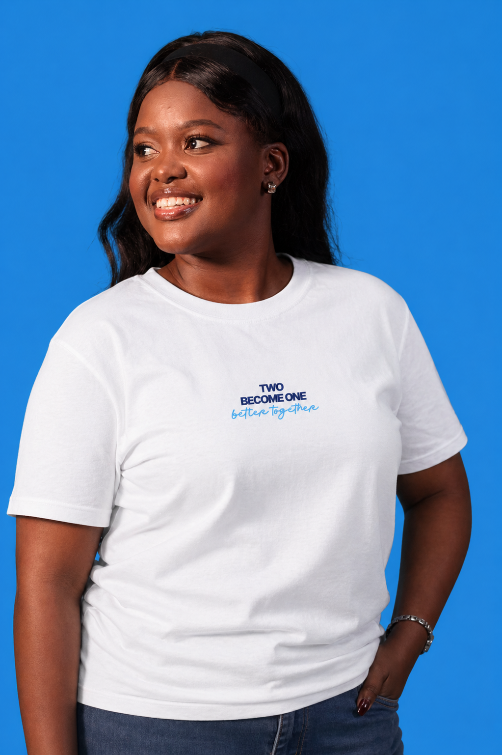 Better Together Couples Tee_White