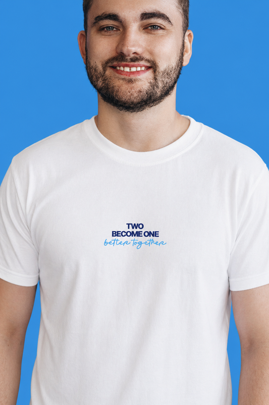 Better Together Couples Tee_White
