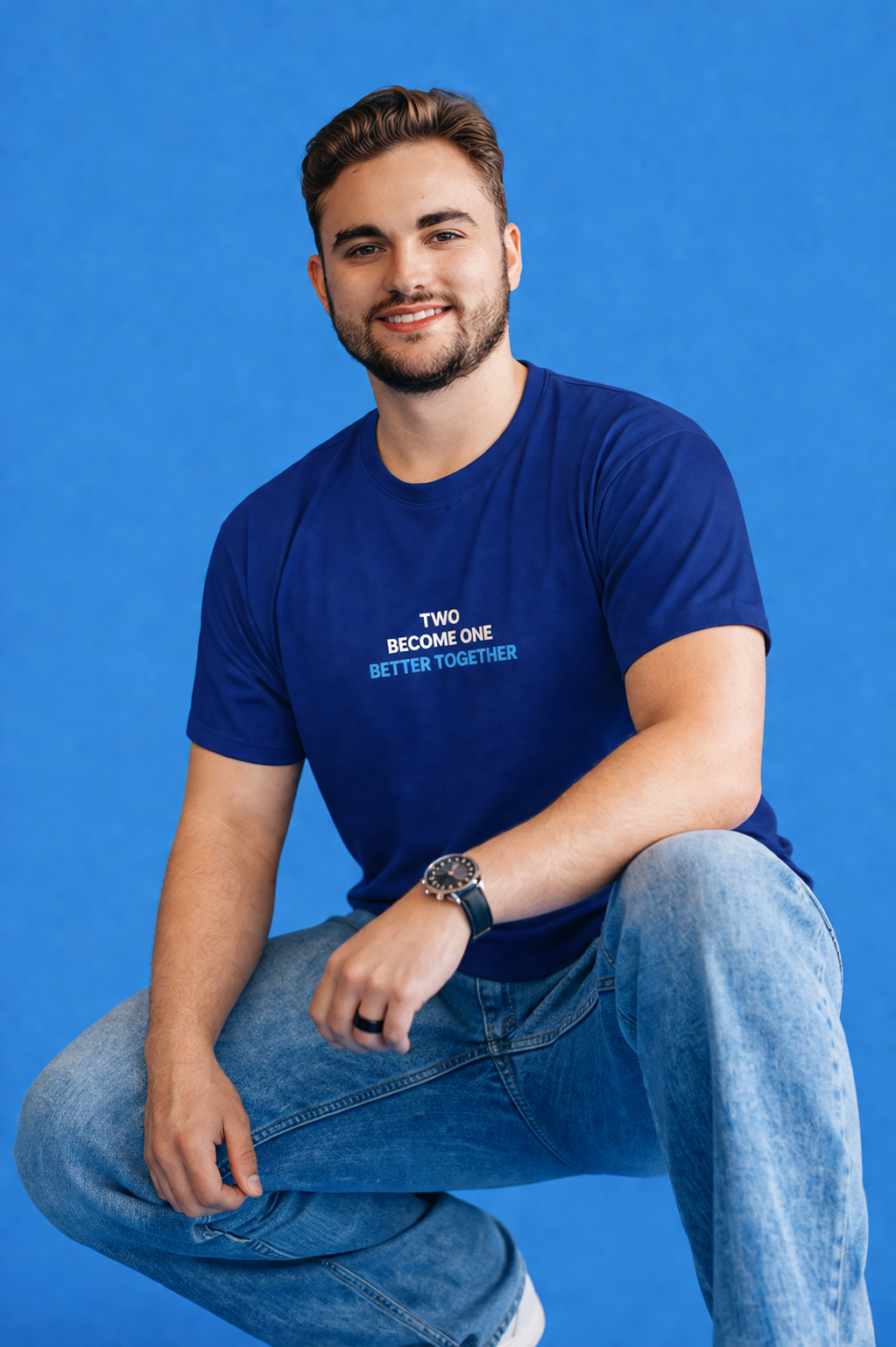 Better Together Couples Tee_Blue